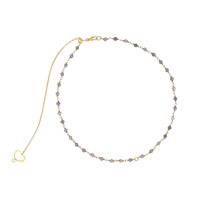 Collier Maman et Sophie Femme Segni di Te in Argent Tanzanite RCCMBTZ
